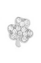 Thumbnail for your product : Mini Mini Jewels Diamond Icon Shamrock Earring