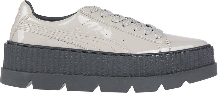 FENTY PUMA by Rihanna """pointy Creeper Patent Wn's"" " Sneakers Light Grey  - ShopStyle