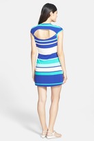 Thumbnail for your product : LAmade Back Cutout Stripe Minidress
