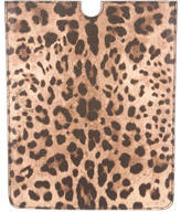 Thumbnail for your product : Dolce & Gabbana Leopard Print iPad Case
