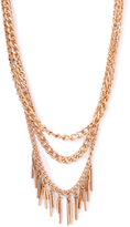 Thumbnail for your product : Forever 21 Layered Chain Matchstick Necklace