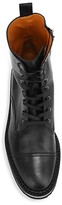 Thumbnail for your product : Clergerie British Leather Platform Combat Boots