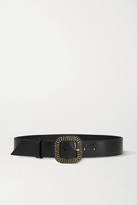 Thumbnail for your product : Kate Cate Spark Crystal-embellished Leather Belt - Black