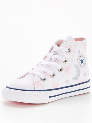 allstar low infant trainers cherry blossom multi white rainbow