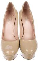 Thumbnail for your product : Alejandro Ingelmo Patent Leather Platform Pumps