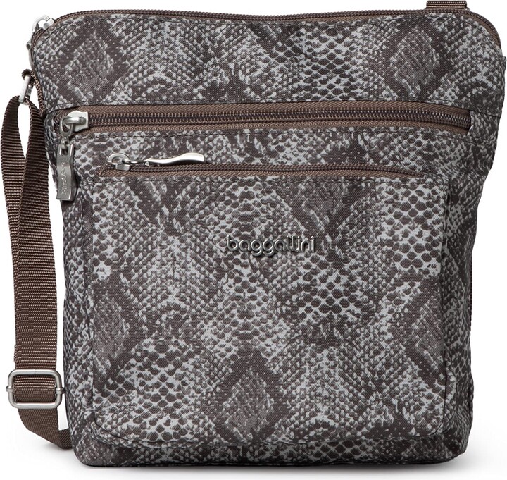 Baggallini Womens Pocket Crossbody Travel Bag with RFID Ballet Flat