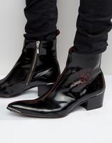 Thumbnail for your product : Jeffery West Sylvian Shot Blast Zip Boots