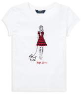 Thumbnail for your product : Ralph Lauren Girls' Cotton Graphic Tee - Little Kid