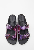 Thumbnail for your product : Forever 21 Floral Print Buckled Sandals