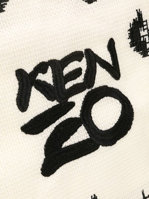 Kenzo Ikat embroidered tote bag
