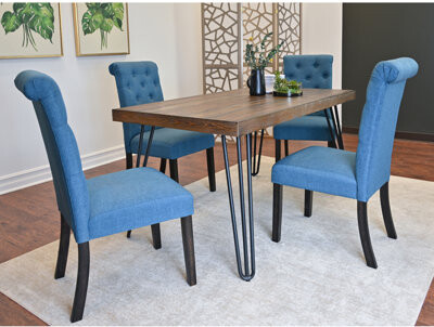 Ophelia & Co. Ashd Dining Set, Hairpin Dining Table With Chairs, Options