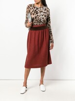 Thumbnail for your product : Valentino Pre-Owned 1980's Gathered Straight Skirt