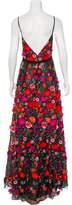 Thumbnail for your product : Lela Rose 2017 Floral Appliqué Gown