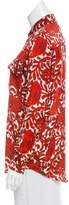 Thumbnail for your product : MICHAEL Michael Kors Printed Long Sleeve Top w/ Tags