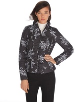 Thumbnail for your product : White House Black Market Printed Puffy Jacket