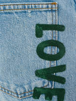Thumbnail for your product : Gucci loved embroidered jeans