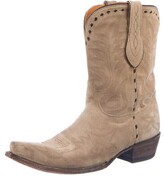 Thumbnail for your product : Old Gringo Suede Patterned Western Boots Brown
