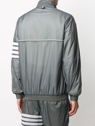 Thom Browne 4-Bar ripstop zip-up jacket