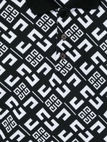 Thumbnail for your product : Givenchy Kids Short Sleeve Monogram Print Polo Shirt
