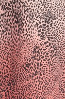 Thumbnail for your product : Vince Camuto Ombré Leopard Print Mock Neck Blouse
