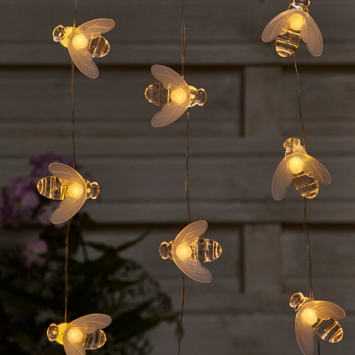 Dunelm 2m 20 LED Bumblebee Outdoor String Lights White ShopStyle