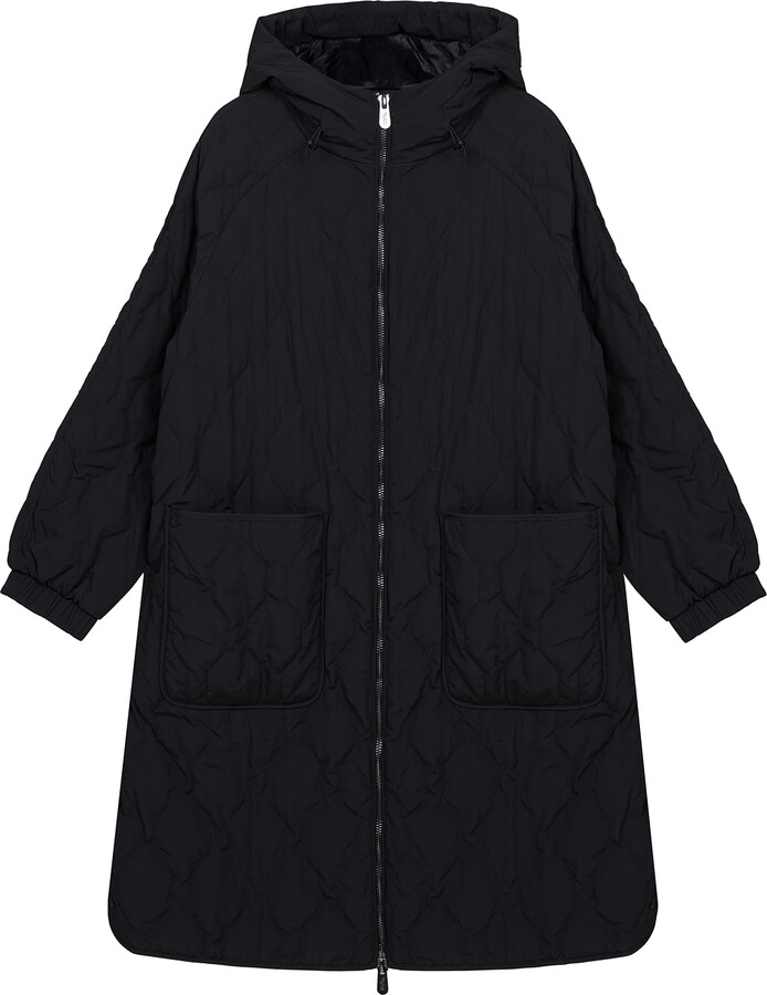 Nocturne Fuchsia Hooded Neon Puffer Jacket ShopStyle