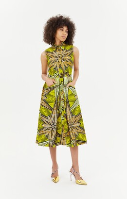Sika'a - Serita African Print Midi Dress