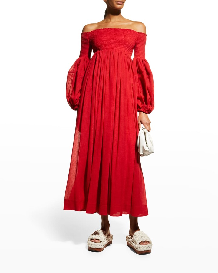 Red Off The Shoulder Dress | Shop the world's largest collection 