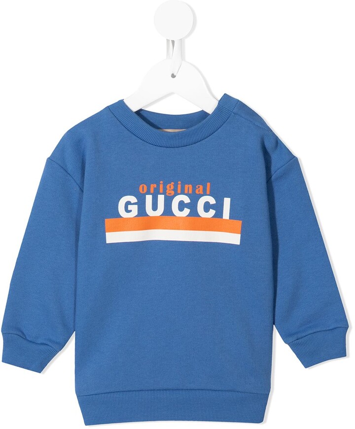 Gucci Children Original Gucci-print sweatshirt - ShopStyle