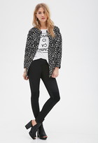 Thumbnail for your product : Forever 21 Tonal Topstitched Skinny Pants