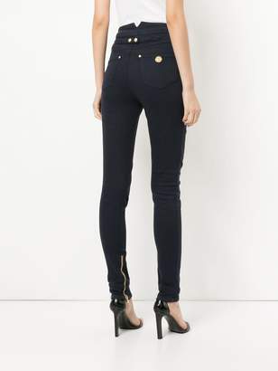 Balmain slim double-breasted jeans