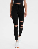 AE black ripped jeans