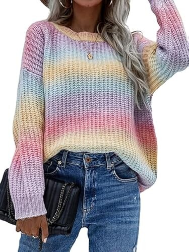 Rainbow Knit Jumper ShopStyle UK