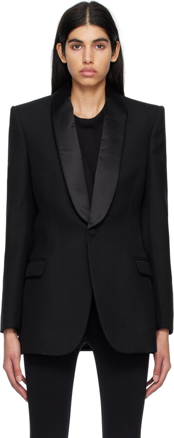 Wardrobe NYC Black Tuxedo Blazer - ShopStyle