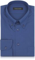 Thumbnail for your product : Forzieri Dark Blue Cotton Dress Men's Shirt