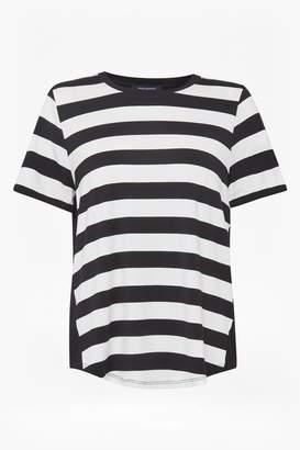 French Connection Briant Stripe Blocked Jersey T-Shirt