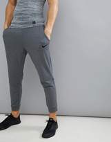 Thumbnail for your product : Nike Training fleece tapered joggers in dark grey 860371-071