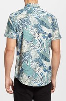 Thumbnail for your product : 7 Diamonds 'Beautiful World' Trim Fit Short Sleeve Print Woven Shirt