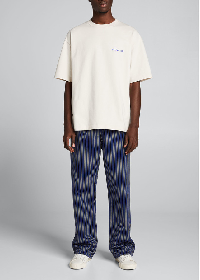 Balenciaga Men's Striped Pajama Pants ShopStyle