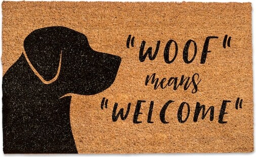 Woof Means Welcome Doormat By Designs Direct