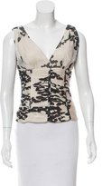 Thumbnail for your product : Armani Collezioni Silk Sleeveless Top w/ Tags
