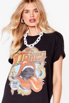 Thumbnail for your product : Nasty Gal Womens Some Girls Rolling Stones Graphic T-Shirt Dress