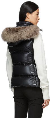 Moncler Black Down Balabio Vest ShopStyle Outerwear