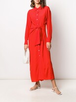 Thumbnail for your product : P.A.R.O.S.H. Tie-Waist Shirt Dress