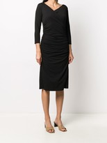 Thumbnail for your product : Dorothee Schumacher Fascinating Drapes midi dress