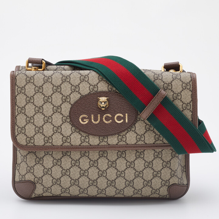 Gucci Brown/Beige GG Supreme Canvas and Leather Mini Trunk Bag Gucci | The  Luxury Closet