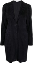 Thumbnail for your product : P.A.R.O.S.H. Collared Suede Coat