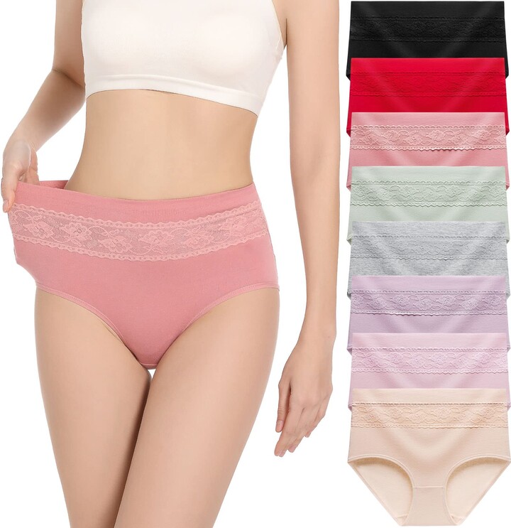Davy Piper The Patsy High-Waist Panties for Women 5-Pack Women’s Underwear Assorted Colors 
