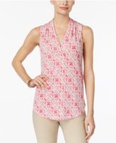Thumbnail for your product : Charter Club V-Neck Print Top, Created for Macy's