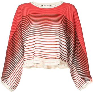 Sonia Rykiel striped cropped sweater